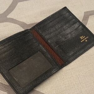 Prince Gardner Vintage Black Leather Wallet